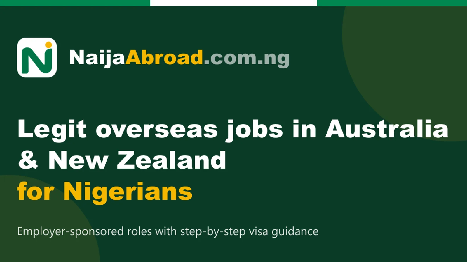 NaijaAbroad logo and tagline
